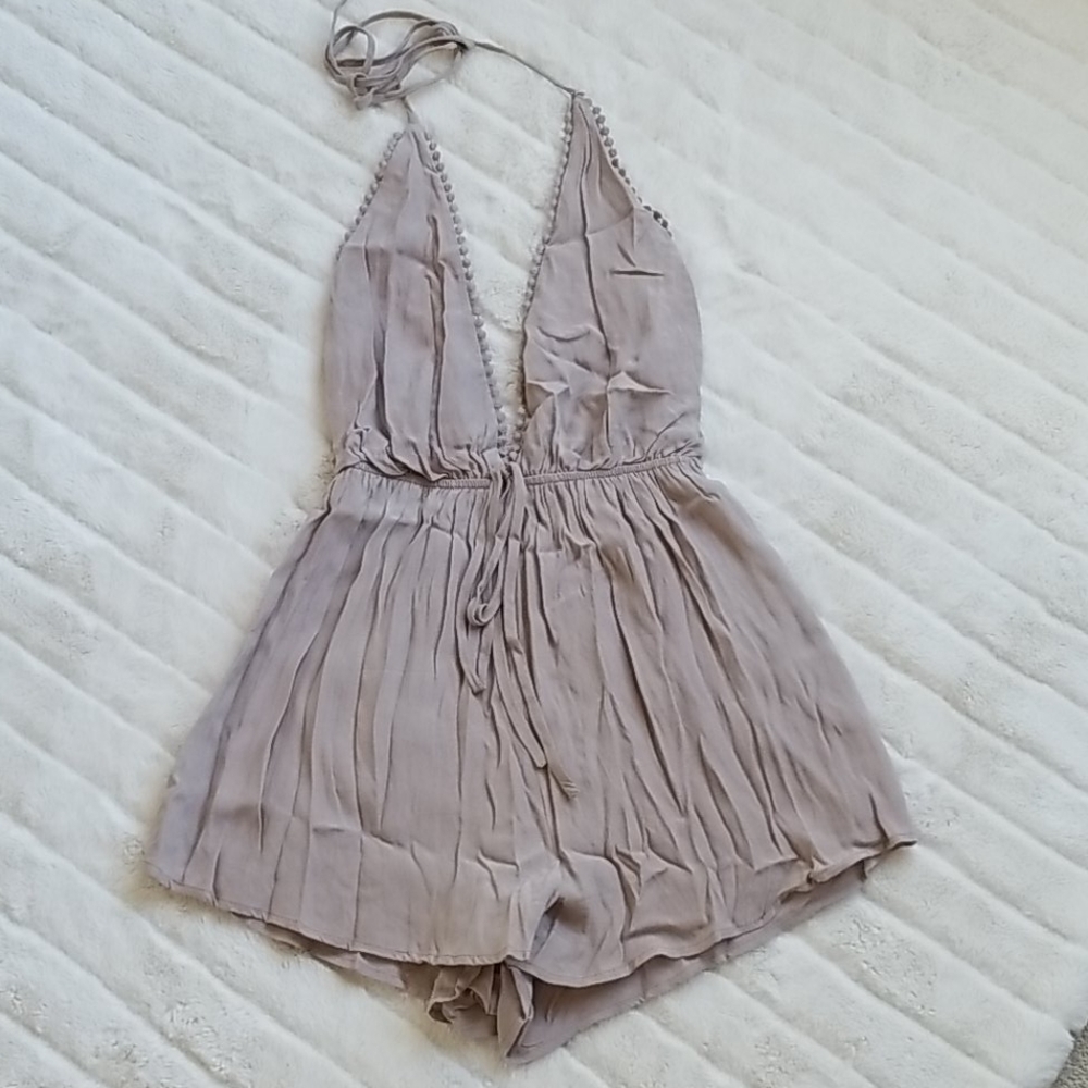 Open back romper